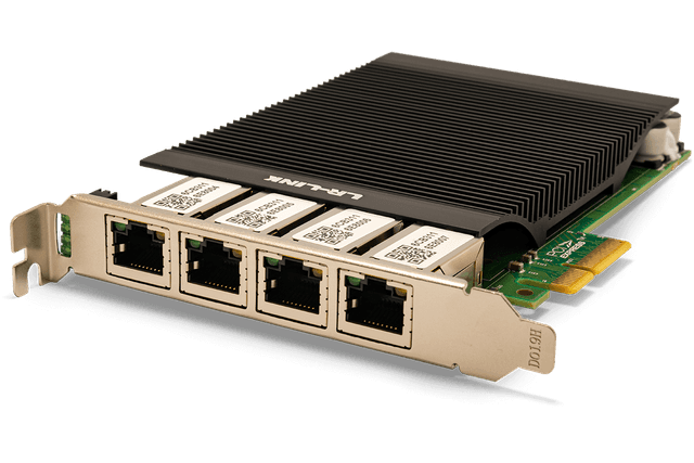 PoE Quad Port Network Card