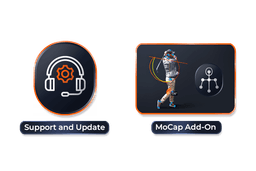 Support and Update with MoCap Illustration