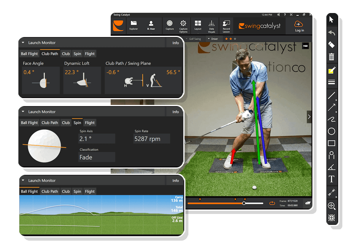 Dual Force Plates with a software data overlay 