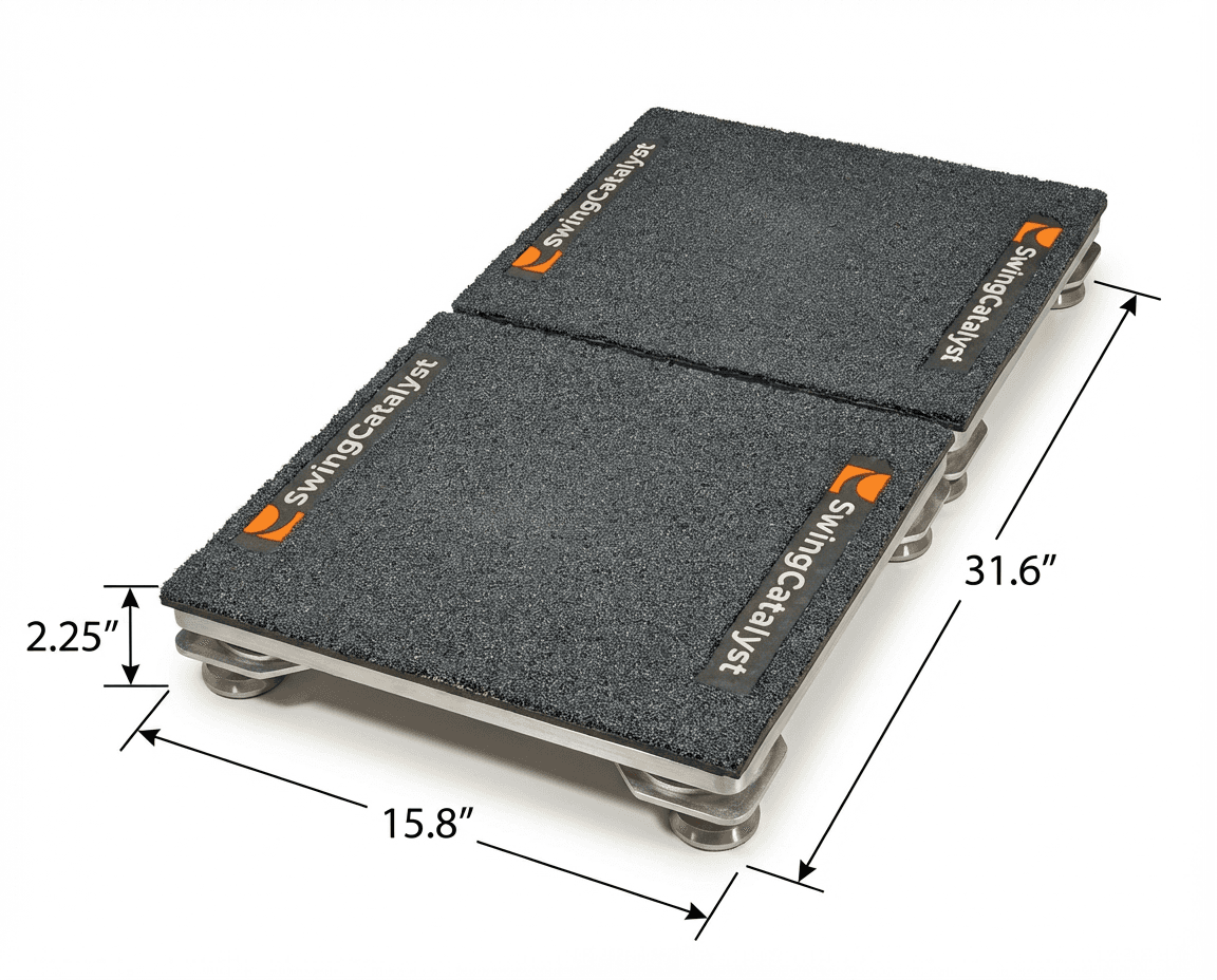 Dual Force Plate with dimensions