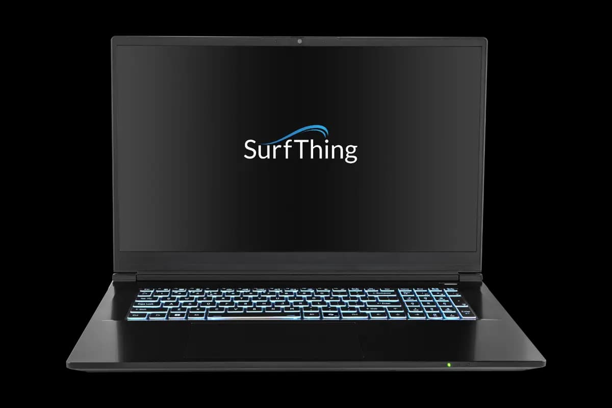 SurfThing M3H Laptop Face On View