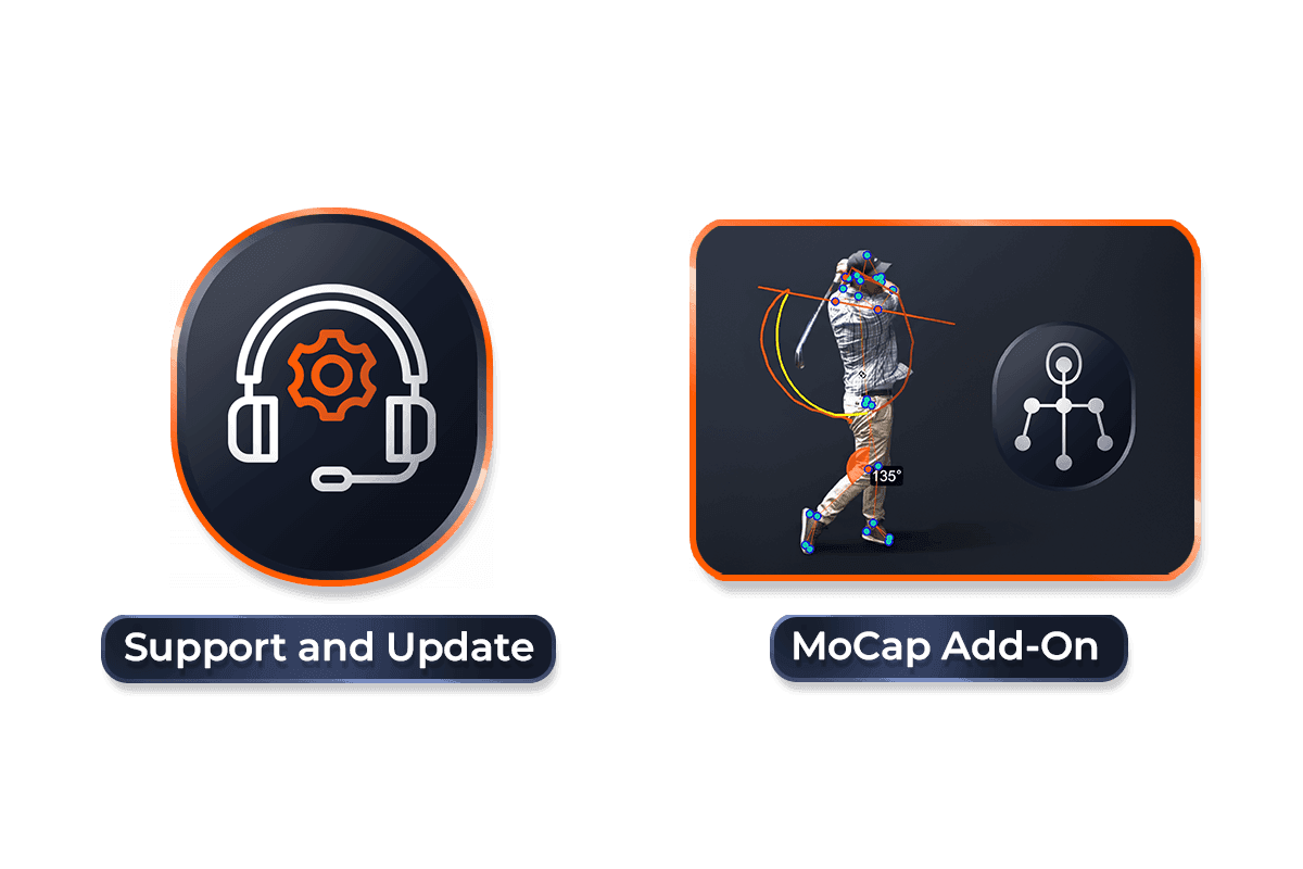 Support and Update with MoCap Illustration